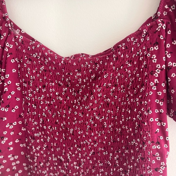 Pink Garage Shirt with Puffy Sleeves - Picture 3 of 5